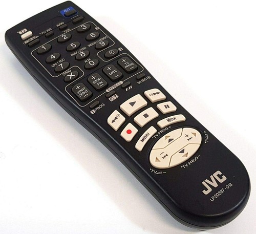 Télécommande D'origine JVC PQ21953P Pour Magnétoscope VCR - Occasion Vérifiée Et Nettoyée