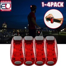 LED Night Safety Light Strobe Waterproof Clip On Cycling Running Warning Lamp