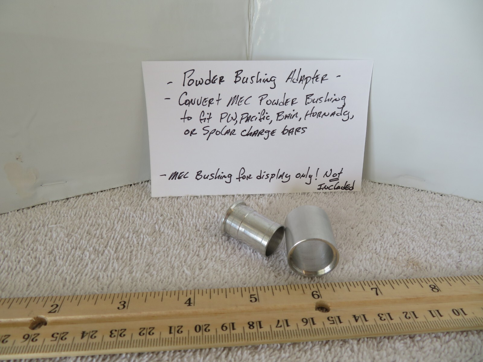 Powder Bushing Adapter convert MEC to Ponsness, Spolar, Hornady, Pacific, Bair eBay