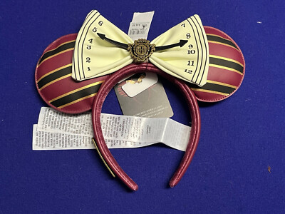Disney Parks Loungefly Tower Of Terror Glow In Dark Bow Minnie Ears Headband EUC Tower of Terror Glow-in-the-Dark Loungefly Ears (2024  main image 3