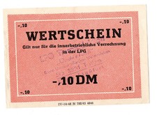LPG-Geld Wertschein LPG T