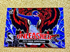 2023 Pete Crow-Armstrong RC Donruss UNLEASHED Blue Diamond Rookie /249 MINT 💙💙