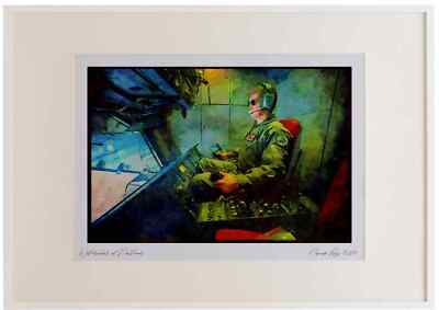 Air Force 396072 KC 10 Extender Watercolour Picture Frame Ltd Ed A3