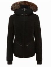 $1490 Post Card Crows Fox Fur-trim Dawn Jacket Coat Rare Large Us12 50
