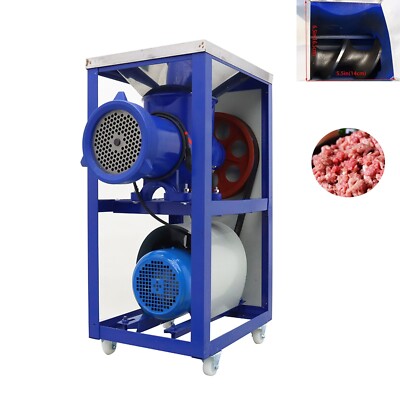 Movable Bone Crusher Beef Pork Lamb Meat Grinding Machine Meat Processor 220V