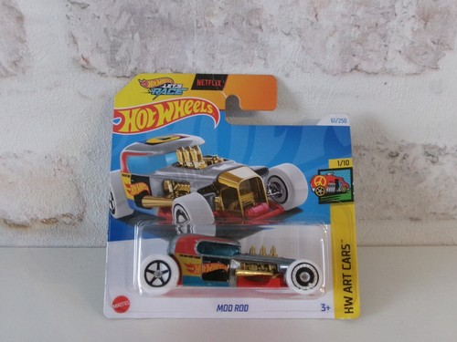 Hot Wheels Mod Rod 2024 - 61/250 - Série Art Cars - 1/64 - Multi-couleur - Neuf