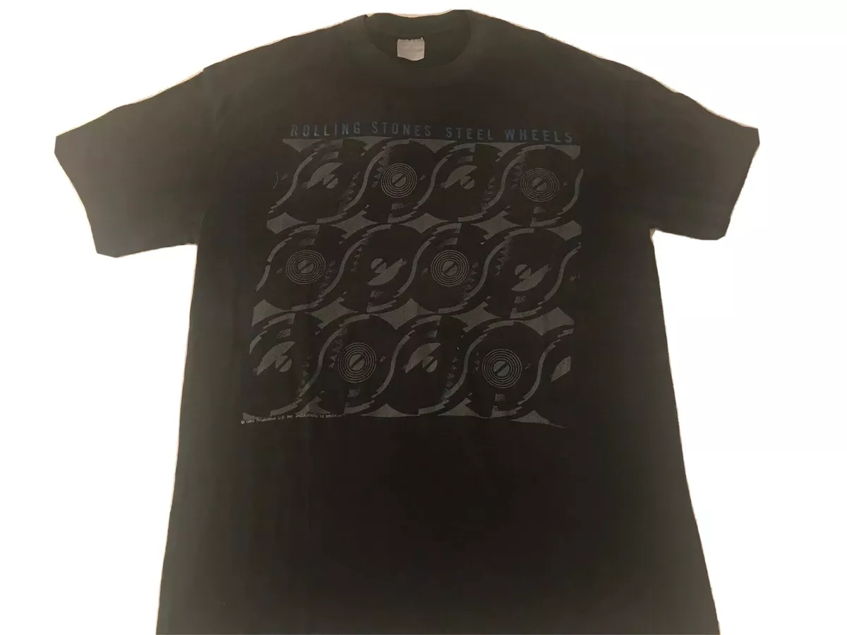Vintage 80’s 1989 The Rolling Stones Steel Wheels Tour Concert T-Shirt M/L