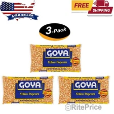 Goya Yellow Popcorn 16 Oz Goya Premium Food  (3 Pack) - New - Free Shipping