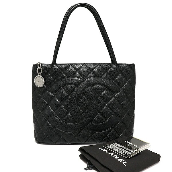 Chanel Matelasse Tote A1804 Black Caviar Leather Bag r11_0806