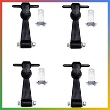 Heavy Duty Rubber Hood Catch Latch T Handle 6 Inch 4 Pack Truck Box Compartment