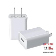 USB Wall Charger . USB Wall Plug 5V 2A AC Power Adapter Compatible with