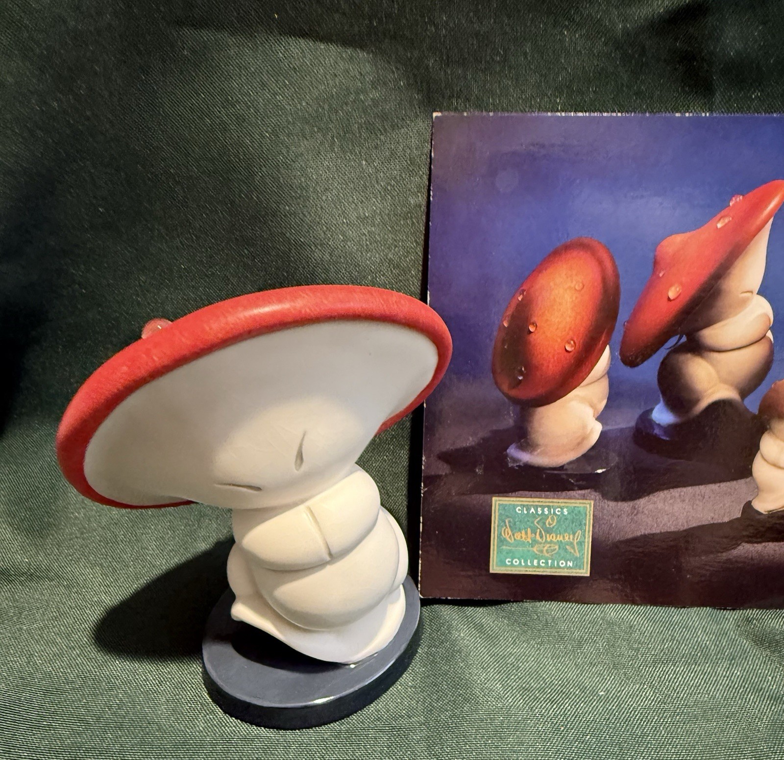 WDCC Disney 4” Mushroom Dancer Figurine from FANTASIA Postcard Included. No Box