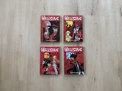 Hellsing Manga First Edition Singles Volumes 1-4 Khota Hirano