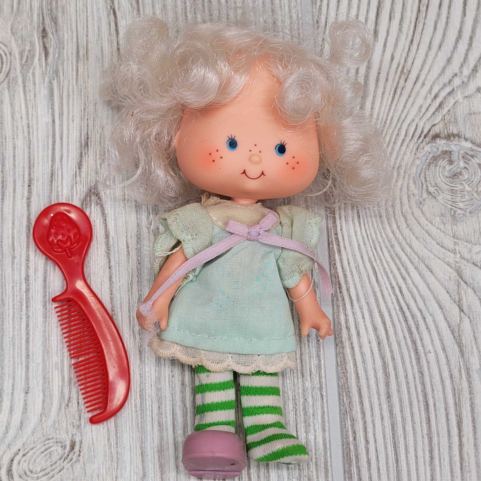 1979 Strawberry Shortcake Angel Cake Doll Mint Green Dress Kenner American Vtg