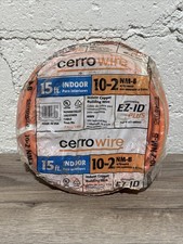 Cerrowire NM-B 10/2 Indoor 15 Foot Orange Copper Building Wire 600v New/Unused
