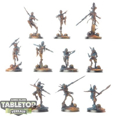 Lumineth Realm Lords - 10 Ydrilan Riverblades - teilweise bemalt