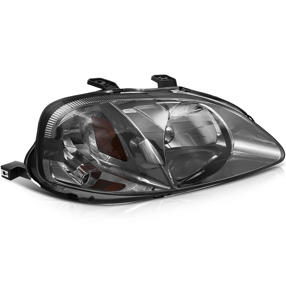 Headlamps Set For Honda Civic Headlights Assembly Replacement Halogen1999-2000 Foto 4 de 4