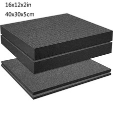 4 PCS Pick Apart Foam Insert, Pick and Pluck Foam, Pluck Pre Cube Sheet Foam wit