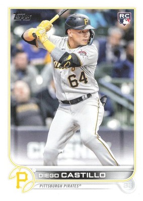 2022 Topps Update #US85 - Diego Castillo Pittsburgh Pirates Rookie