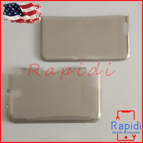 For Old Nintendo 3DS LL / XL TPU Silicone Clear Black Protective Case Soft Cover - Picture 3 of 21