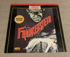 Frankenstein Laserdisc Restored Version BORIS KARLOFF Great Film Classic RARE 