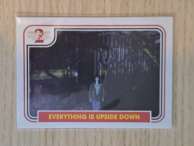 Topps Stranger Things Season 2 Scene Sticker #S-1 Everything is Upside Down