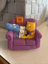 Vtg 1995 Taco Bell Nacho And Dog On Purple Couch Toy Driving Mr Doggy