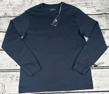 Vineyard Vines Men's Long Sleeve Pocket T-Shirt Blue Blazer Size Small - NEW