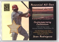 2003 Tribute - Contemporary Edition Perennial All-Stars Ivan Rodriguez HOF 04br