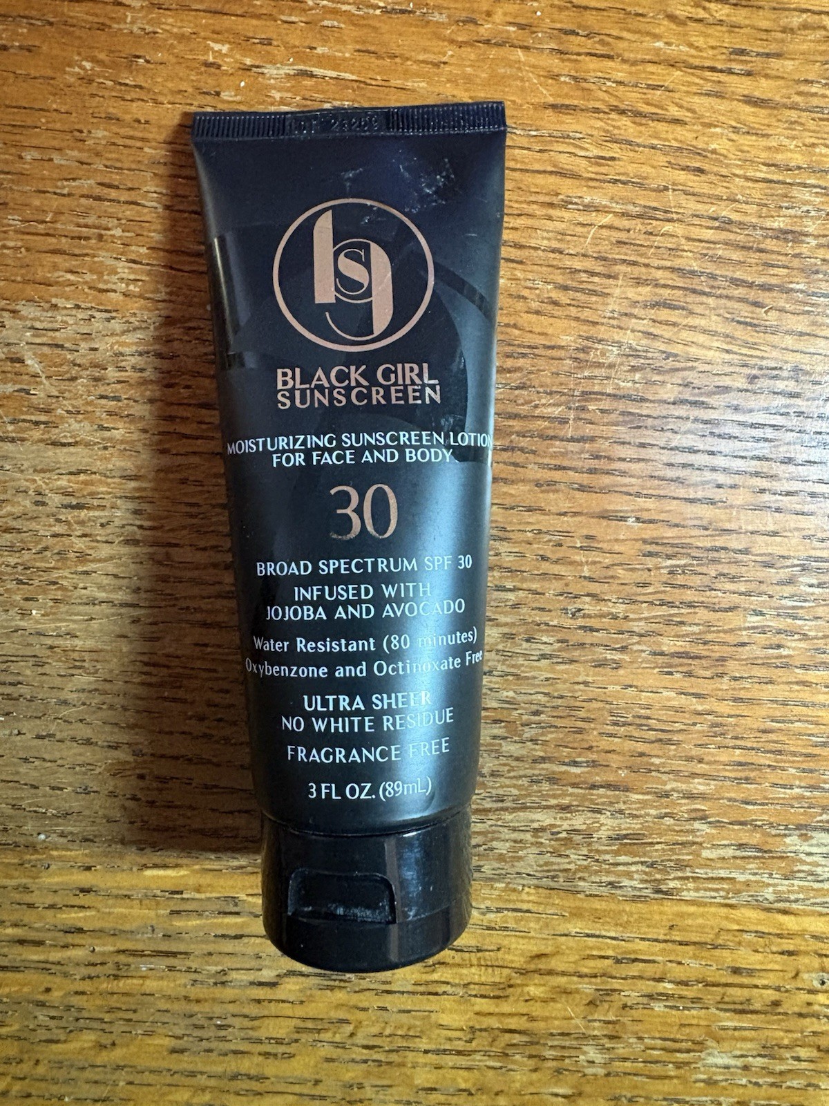 Black Girl Sunscreen Broad Spectrum Infused with Jojoba Oil SPF 30 3 fl oz - New