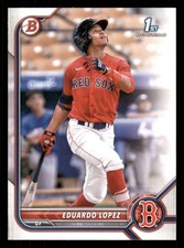 2022 Bowman Eduardo Lopez #BP-134 FBC Boston Red Sox