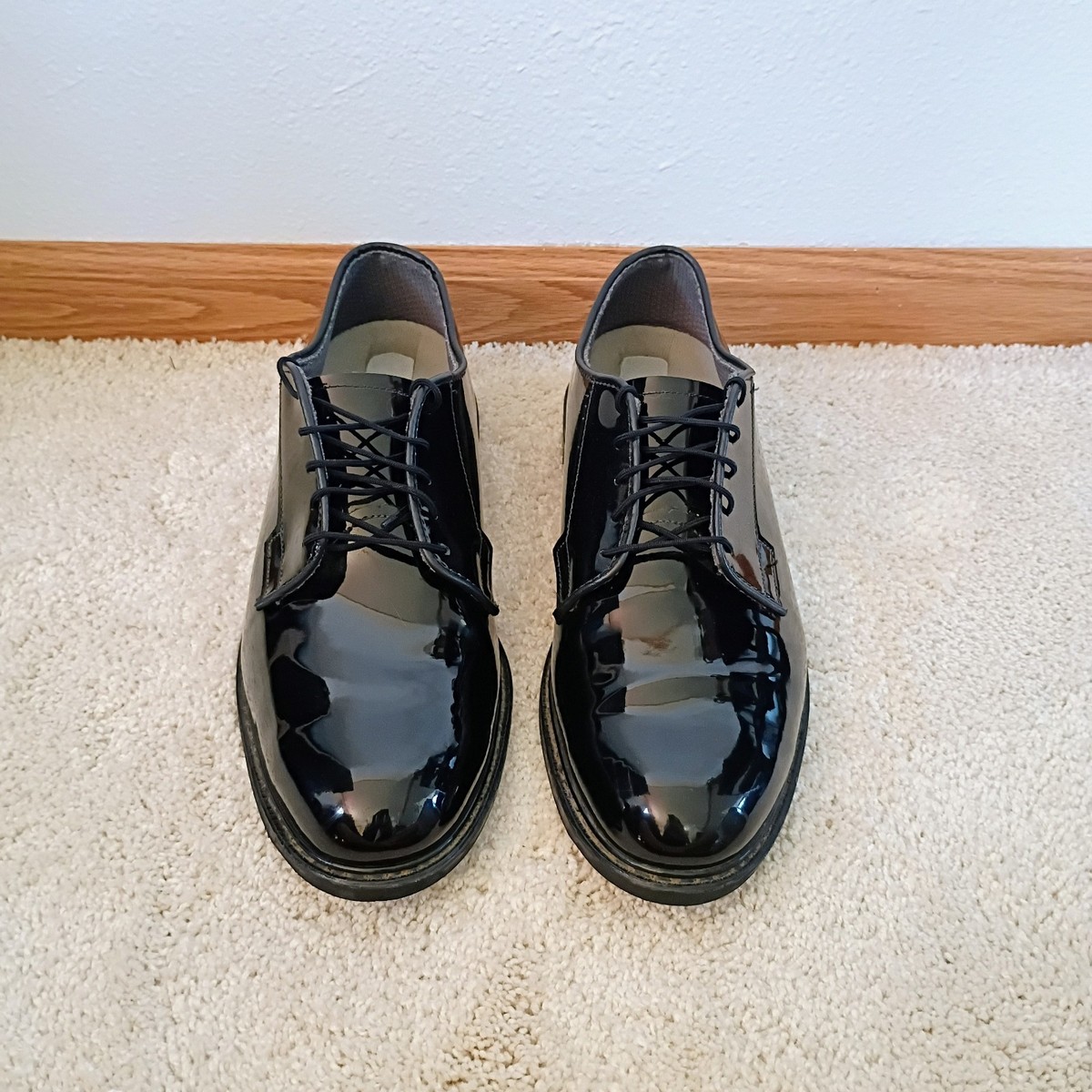 Bates Military Uniform Patent Leather Dress Shoes , Men's 11.5 | eBay