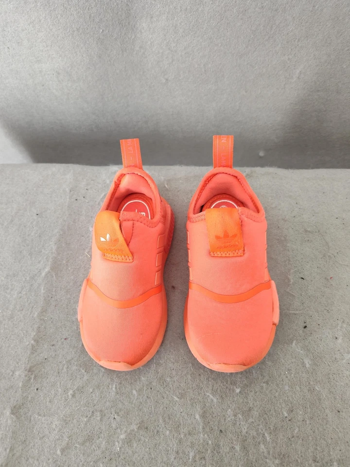 Adidas NMD 360 Niños Tenis 7K Naranja Sin Cordones Ortholite Fitfoam Zapatos Cómodos Foto 3 de 4