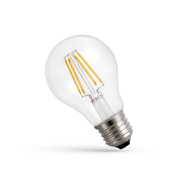 Led E27 A60 Filament Klar 8,5W=75W 230V Birne 1100Lm 300° Warmweiß 2700K Dimmbar-image