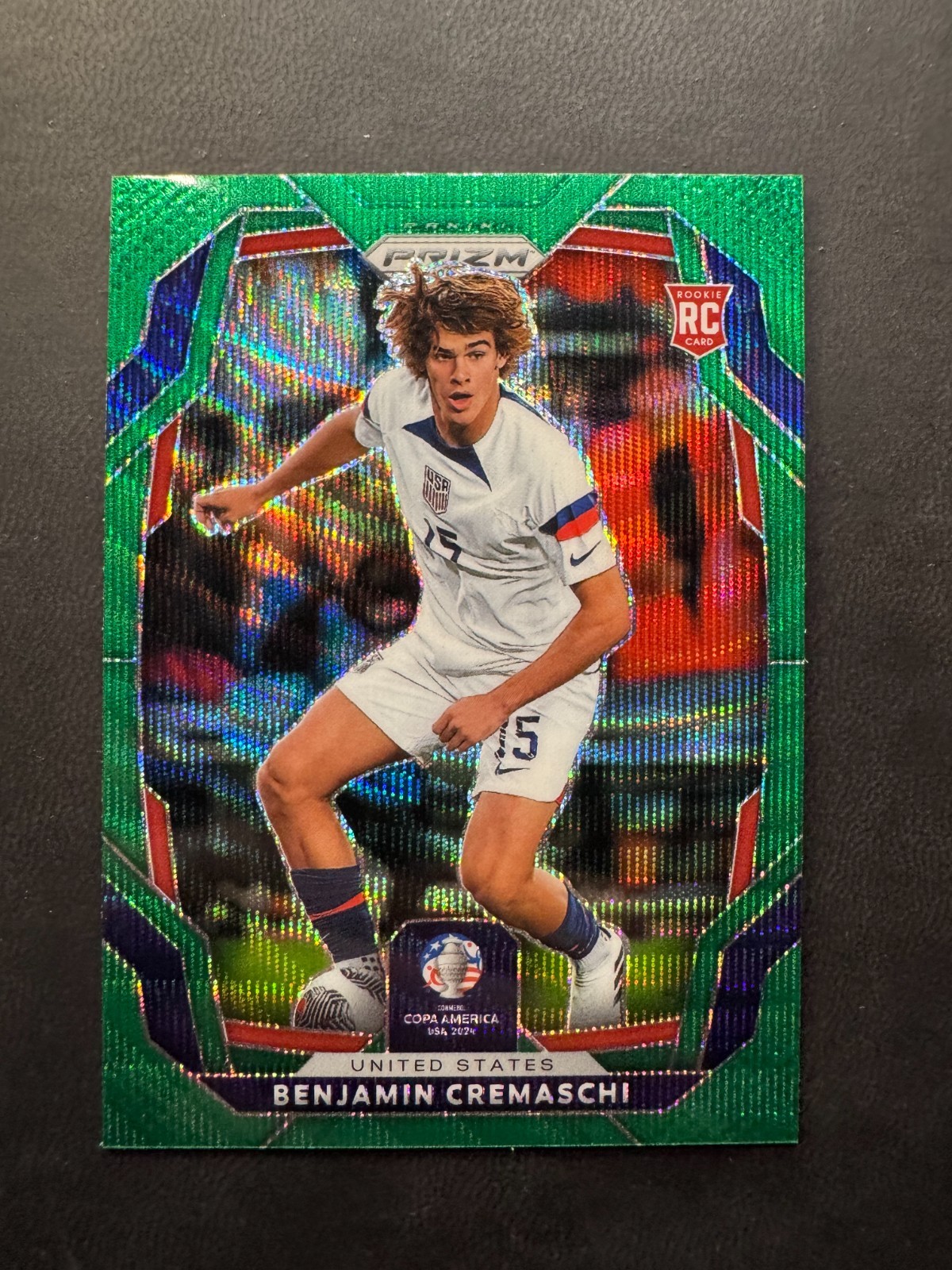 2024 Panini Prizm CONMEBOL Copa America - Benjamin Cremaschi #164 Green Wave