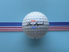 VINTAGE PING ALAN SHEPARD SIGNATURE SRTC SILVER MOON VALLEY & GOLD #1 GOLF BALL