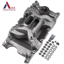 Aluminum Intake Manifold Fit Mopar La V8 318 340 360 4-bbl Carb 1967-1991
