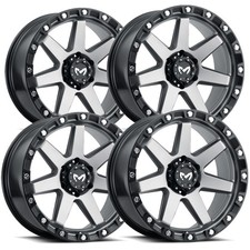Set Of 4 Mkw M203 20x9 6x135 1mm Gunmetal Wheels Rims 20 Inch
