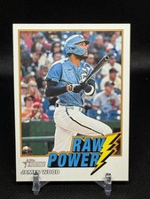 2026 Topps Heritage James Wood #RP-JW - Raw Power Insert (SP) - Nationals