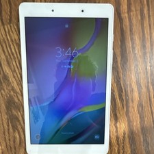 Samsung Galaxy Tab A 8 in Wi-Fi Tablet 32GB Silver/White Front/Rear Cam