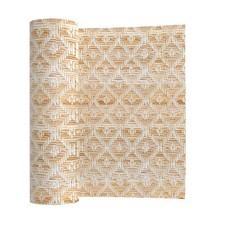 16.5 x3.3FT Natural Rattan Cane Webbing, Woven Mesh Cane Net Roll for DIY Ca...