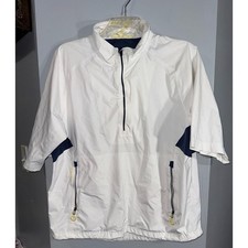 Zero Restriction Half-Sleeve Waterproof Quarter-Zip windbreaker rain jacket LRG