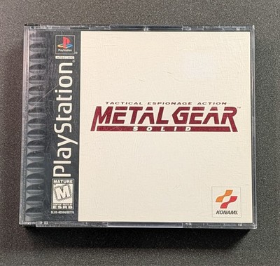 Metal Gear Solid PS1 Sony PlayStation Konami 1998 CIB
