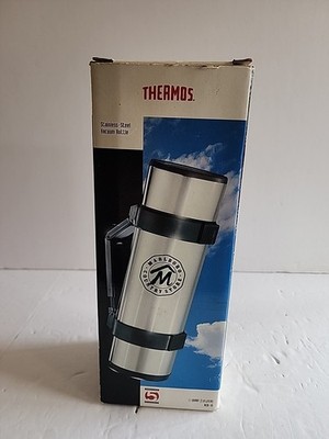 MARLBORO Stainless Vacuum Bottle/Thermos  Hot/Cold Retractable Handle NCB10