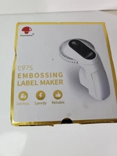 Phomemo E975 Embossing Label Maker Handheld Label Printer w/ 2 Tape for Dymo