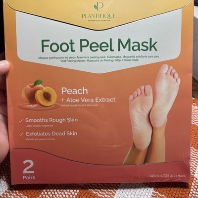 Foot Peeling Mask 2 Pack | Dermatologically Tested Repairs Heels & Removes Dr...