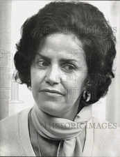 1976 Press Photo Ana Maria Cumba, author of "The World of Miss Universe"