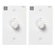 Jbl Professional Csr-v-wht Wall Controller W Volume Control White Pair Bundle
