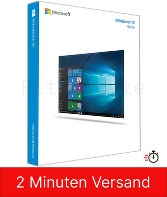 Windows 10 Home Key Aktivierungsschlüssel Win 10 32/64 Bit