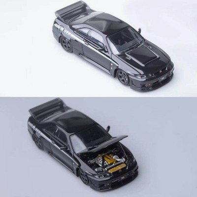 フールハウス 1/64 スカイライン GT-R R33 カーボンブラック FH 1:64 Nissan Skyline Full - Carbon GTR R33 4th BCNR33 Alloy Car